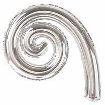 14" Kurly Spiral- Silver